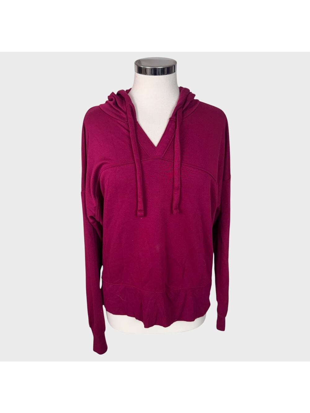Tek Gear On-the-Go Gear Womens Medium V Neck Hooded Sweatshirt